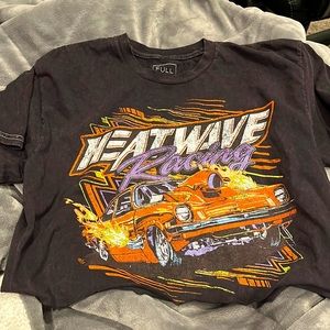 black cropped tee tillys